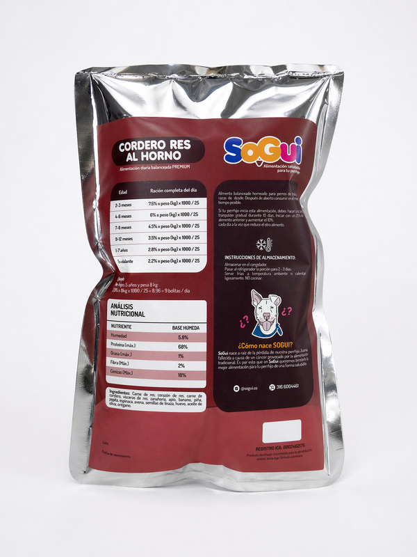 CORDERO RES AL HORNO 500gr